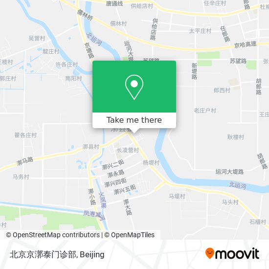 北京京漷泰门诊部 map