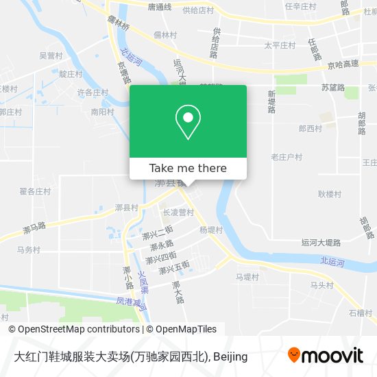 大红门鞋城服装大卖场(万驰家园西北) map