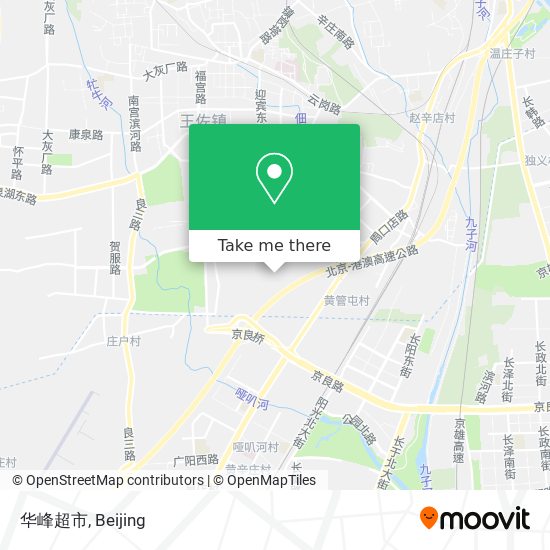华峰超市 map