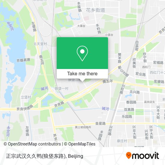 正宗武汉久久鸭(狼垡东路) map