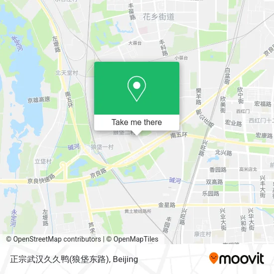 正宗武汉久久鸭(狼垡东路) map