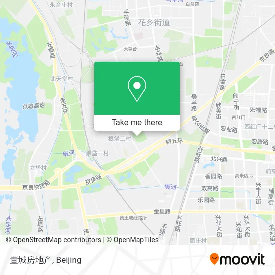 置城房地产 map