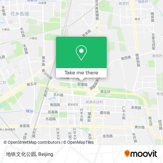 地铁文化公园 map