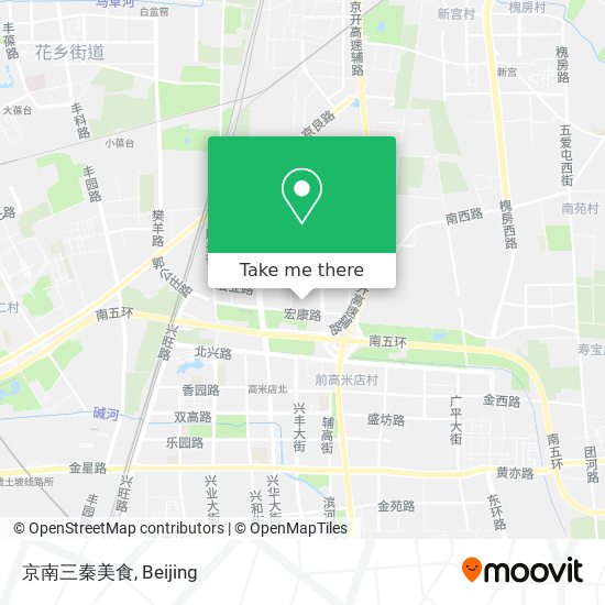 京南三秦美食 map