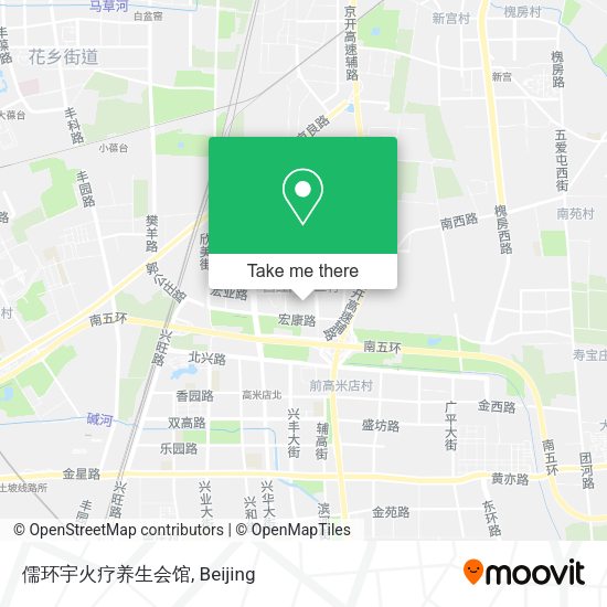 儒环宇火疗养生会馆 map
