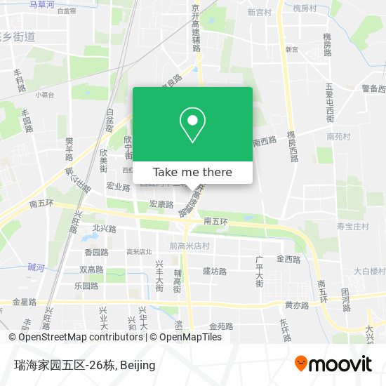 瑞海家园五区-26栋 map