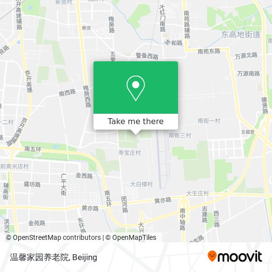 温馨家园养老院 map