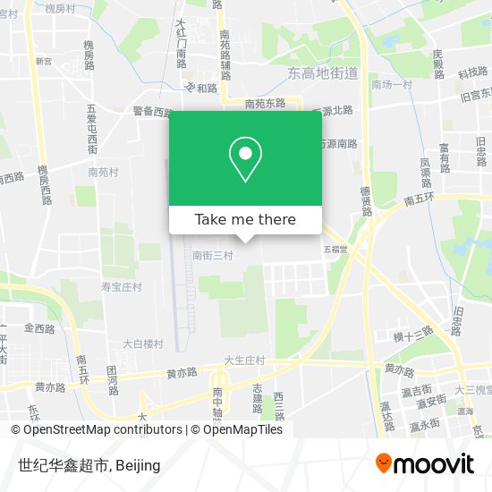 世纪华鑫超市 map