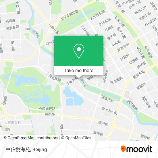 中信悦海苑 map