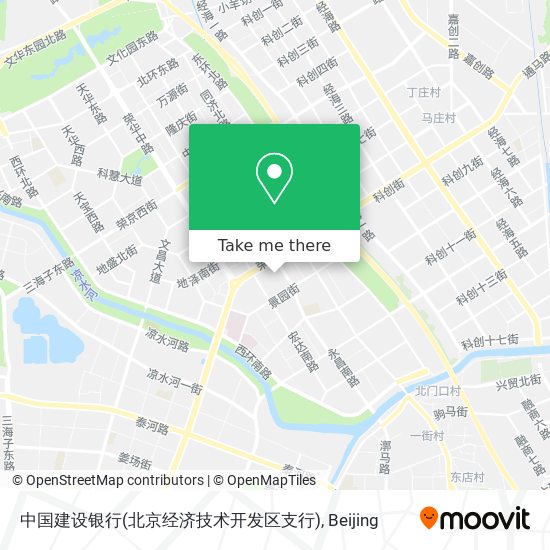 中国建设银行(北京经济技术开发区支行) map