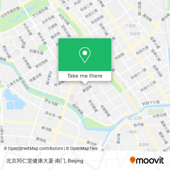 北京同仁堂健康大厦-南门 map