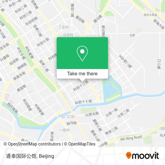 通泰国际公馆 map