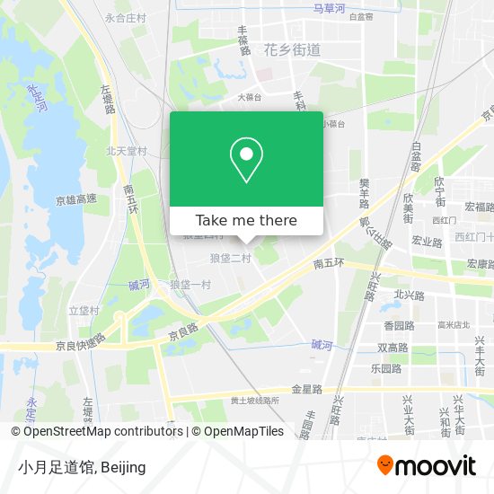 小月足道馆 map