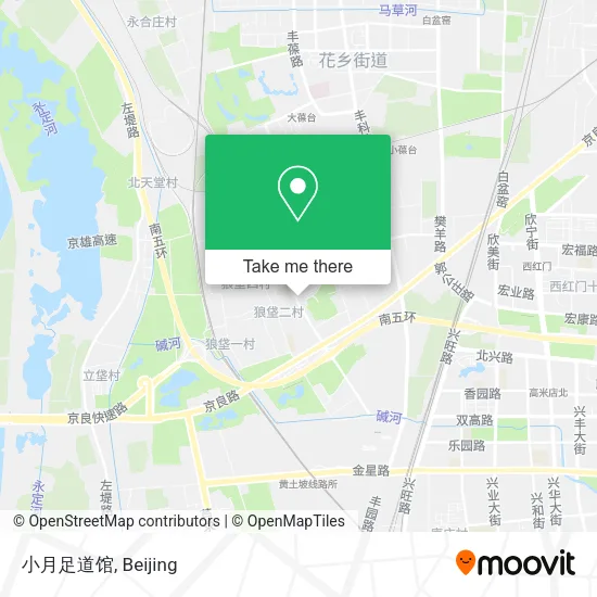 小月足道馆 map
