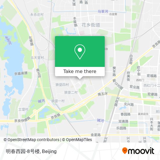 明春西园-8号楼 map