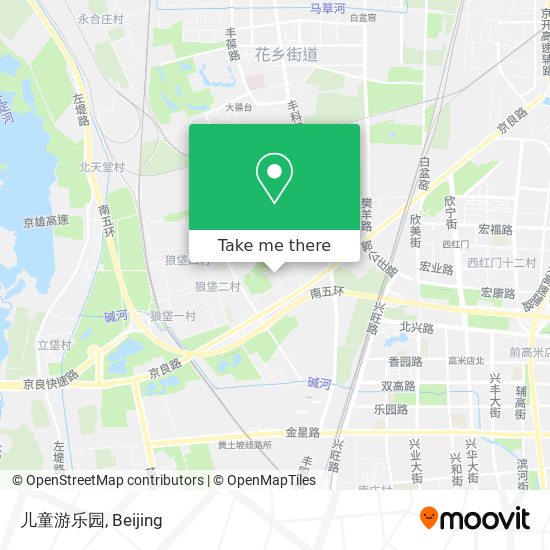 儿童游乐园 map