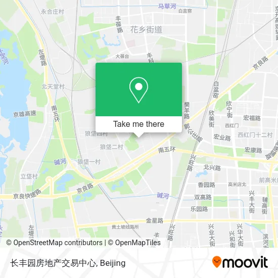 长丰园房地产交易中心 map