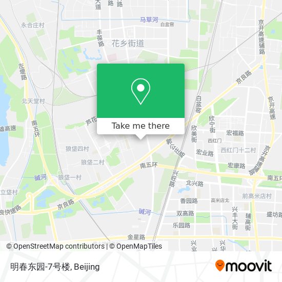 明春东园-7号楼 map