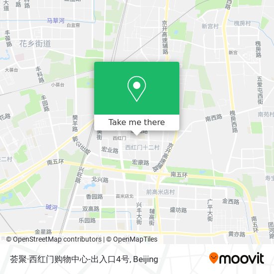 荟聚·西红门购物中心-出入口4号 map
