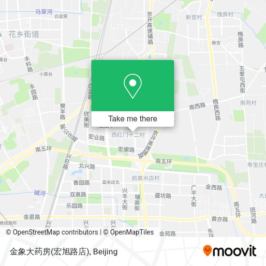 金象大药房(宏旭路店) map