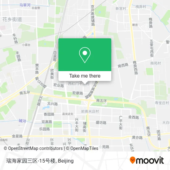 瑞海家园三区-15号楼 map