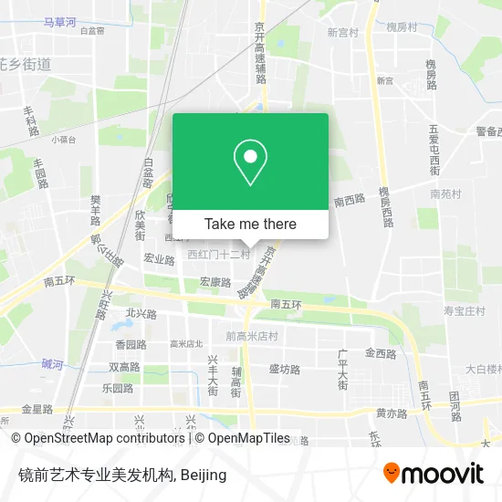 镜前艺术专业美发机构 map