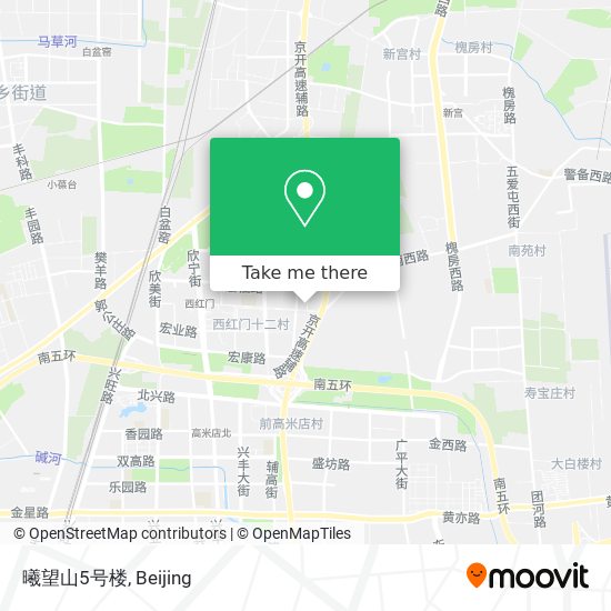曦望山5号楼 map