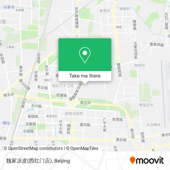 魏家凉皮(西红门店) map