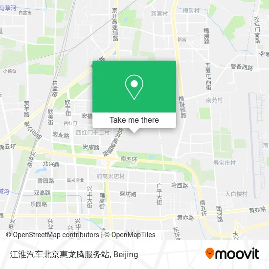 江淮汽车北京惠龙腾服务站 map