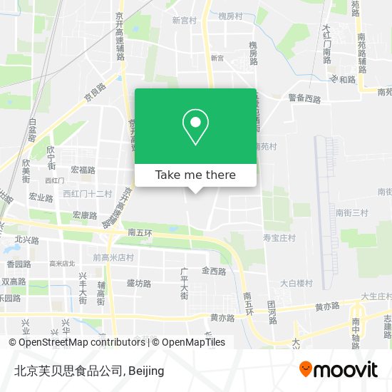 北京芙贝思食品公司 map
