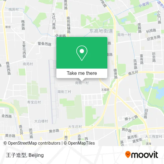 王子造型 map