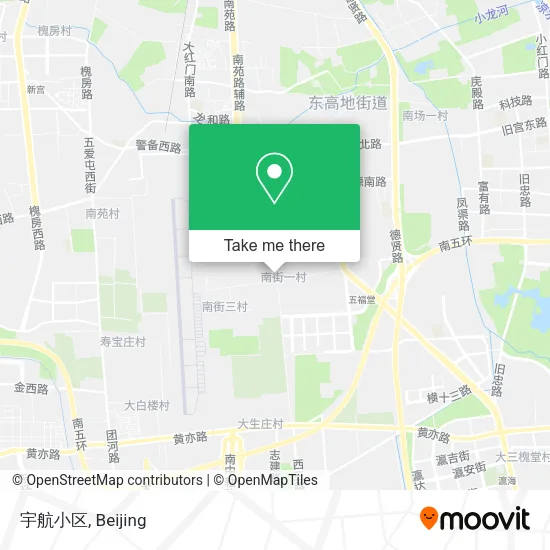 宇航小区 map