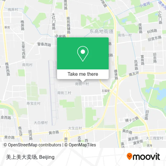 美上美大卖场 map