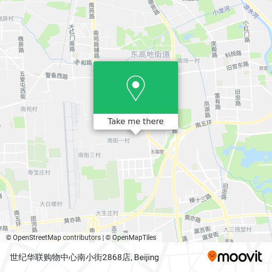 世纪华联购物中心南小街2868店 map