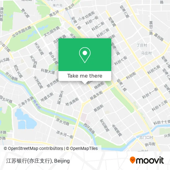 江苏银行(亦庄支行) map