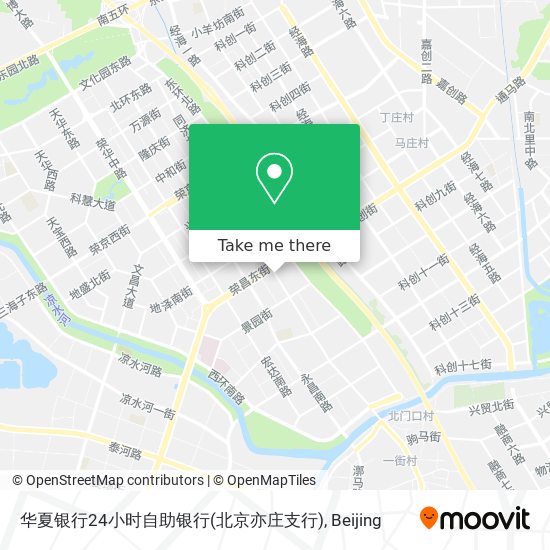 华夏银行24小时自助银行(北京亦庄支行) map