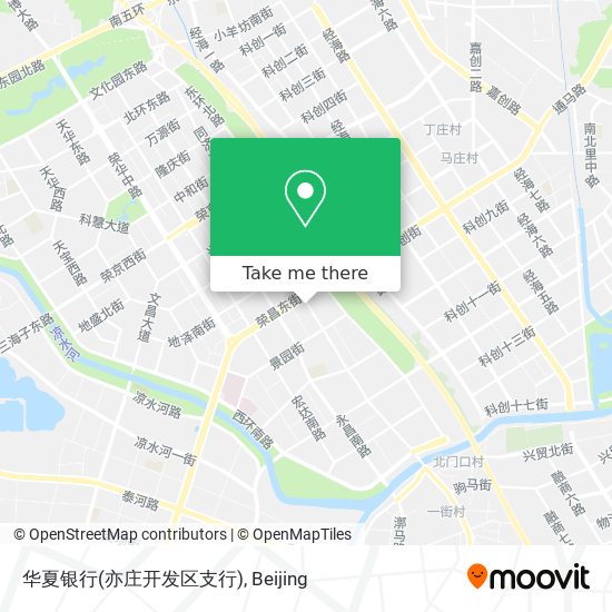 华夏银行(亦庄开发区支行) map