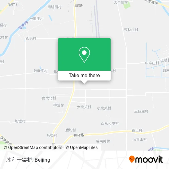 胜利干渠桥 map