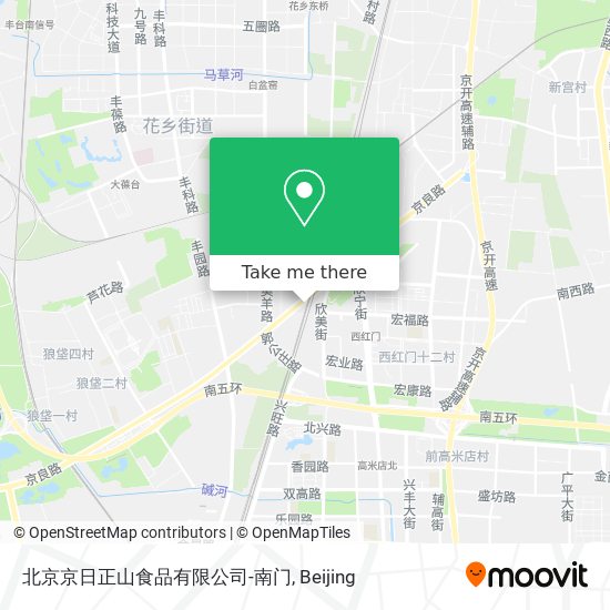 北京京日正山食品有限公司-南门 map