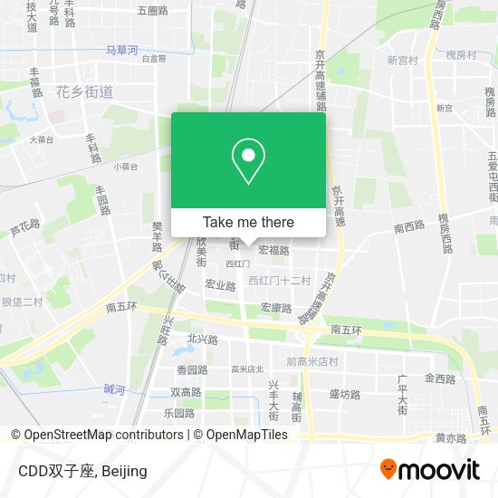 CDD双子座 map