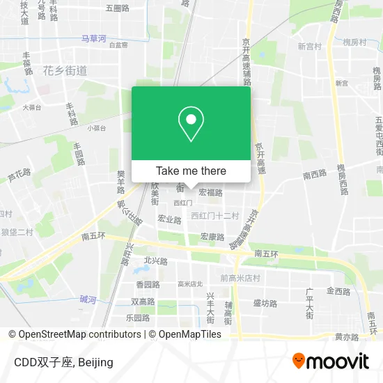 CDD双子座 map