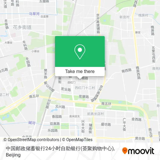 中国邮政储蓄银行24小时自助银行(荟聚购物中心) map