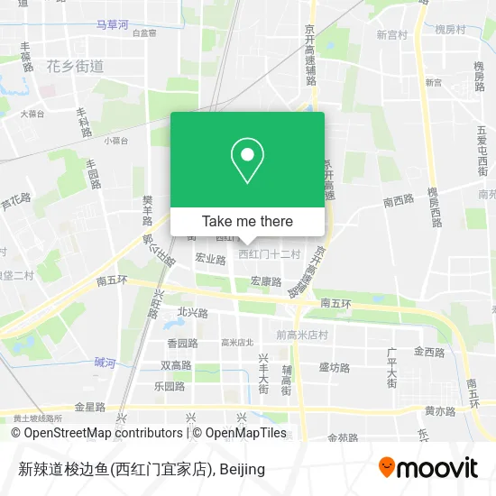 新辣道梭边鱼(西红门宜家店) map