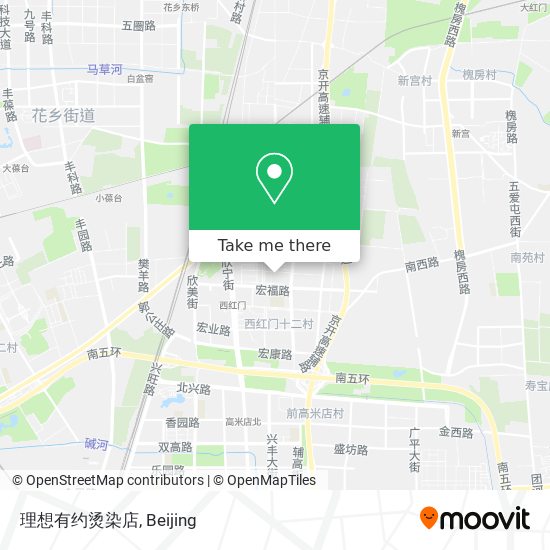 理想有约烫染店 map