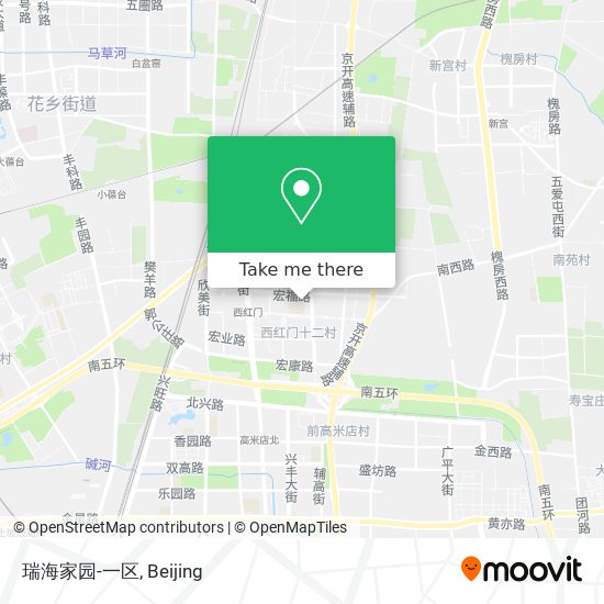 瑞海家园-一区 map