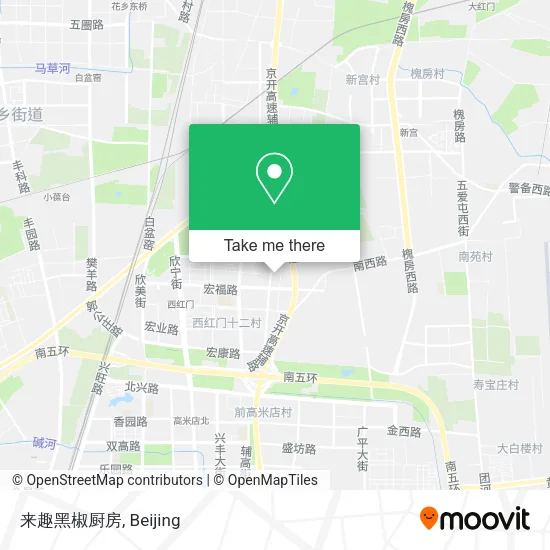 来趣黑椒厨房 map