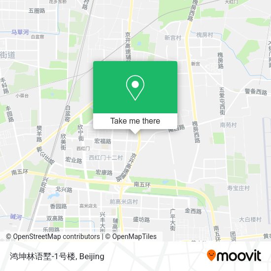 鸿坤林语墅-1号楼 map