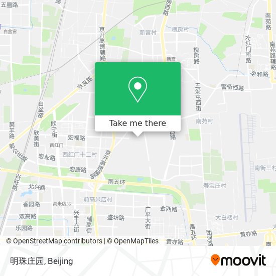 明珠庄园 map