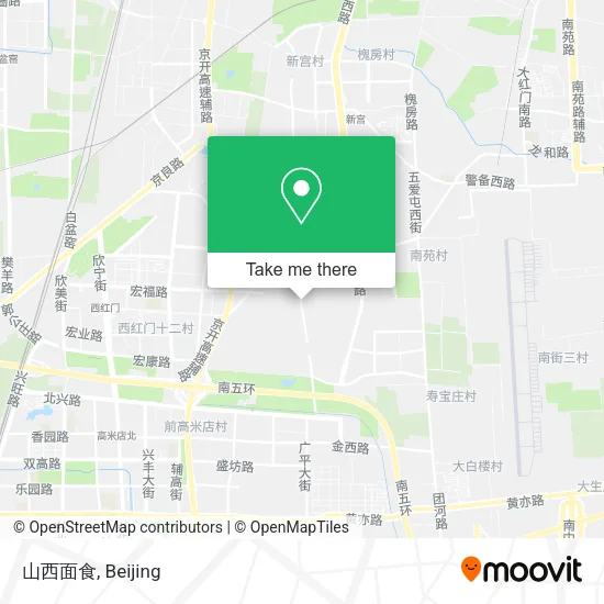 山西面食 map