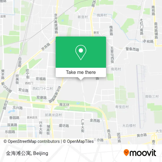 金海滩公寓 map